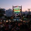 The David Fair in Panama 2011 sign at Dusk