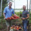 John Brier, left, and Jack Mosher plan to export Maine lobster to Panama and other parts of Latin America later this year, when a free-trade deal removes tariffs on U.S. exports.