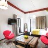 A room in the Tantalo Hotel in Casco Viejo displays modern touches dispite its rustic location.