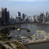 Panama City, Panama has numerous modern high rises that have spectaular views of Panama Bay