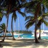 'Yachts anchored in the San Blas off the coast of Panama in the Caribbean' Jeremy Wyatt