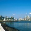 A view of the Downtown Panama City Skyline. Avendia Balboa. Punta Paitilla