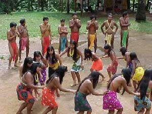 Embera dancers perform in Panama