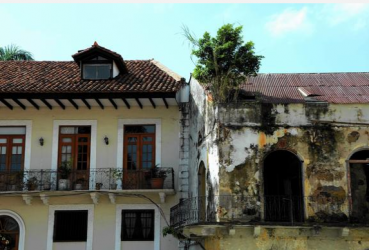 Buildings in Panama's Casco Viejo district are under going a rejuvenation.